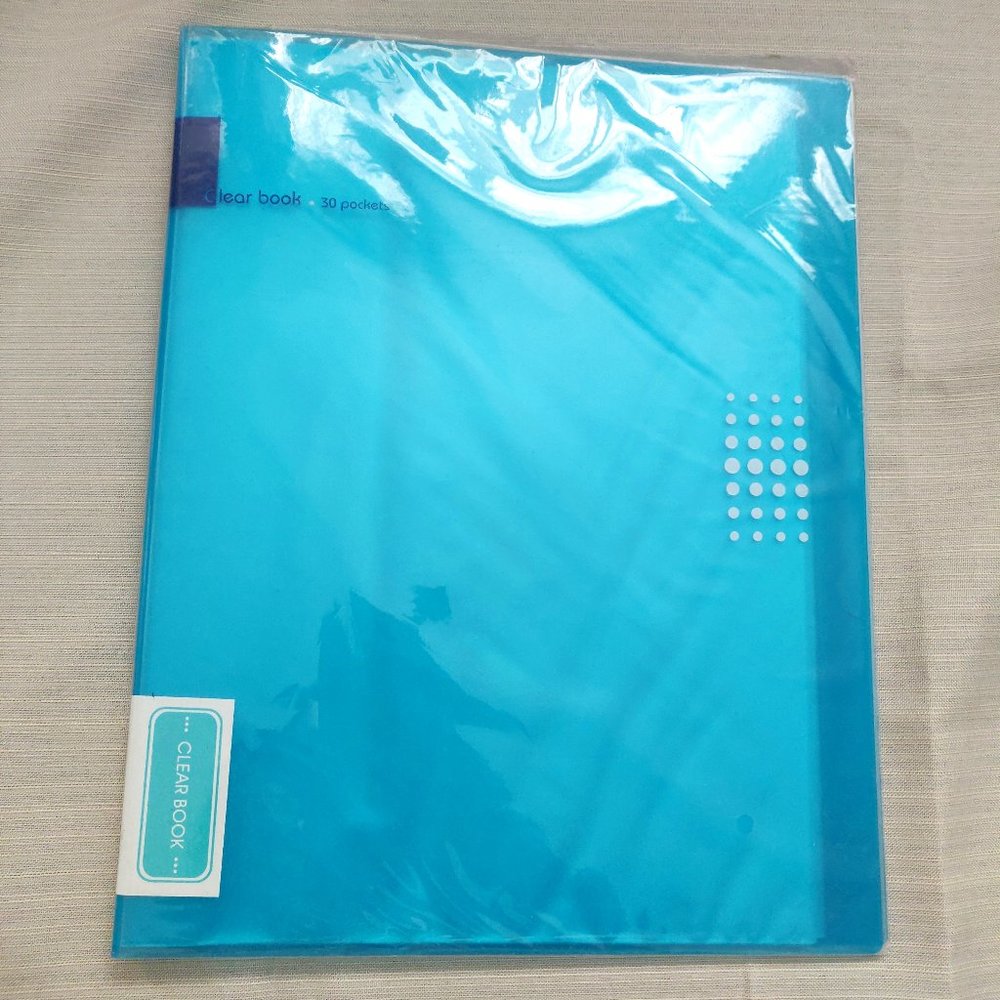 A4 Folder Display Book with 30 Clear Pockets (60 pages), UNOPENED BRAND NEW